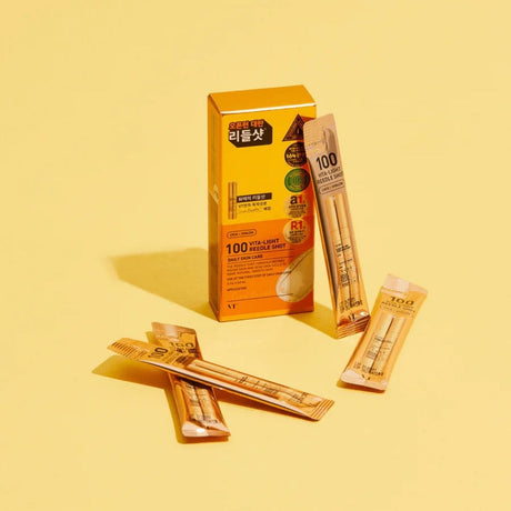 VT Cosmetics Vita Light Reedle Shot 100 Microneedle Face Booster - 10 x 2 ml