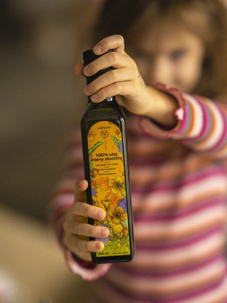 Wellbear Golden Flaxseed Oil Cold Pressed - 250 ml