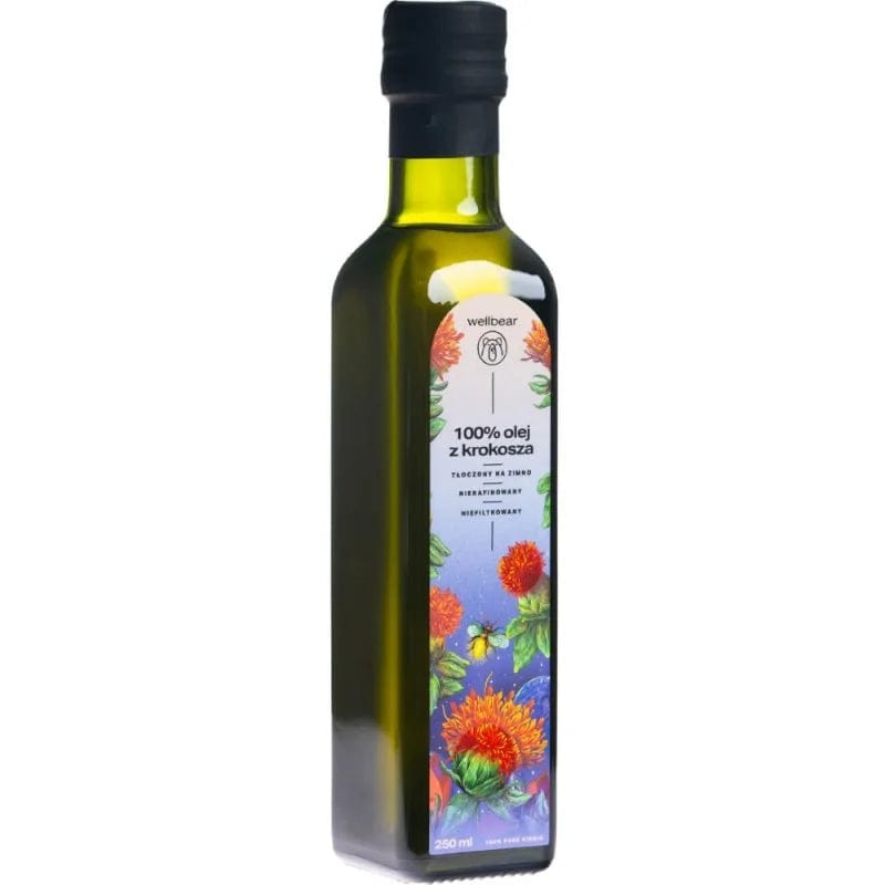 Wellbear Safflower Oil Cold Pressed - 250 ml