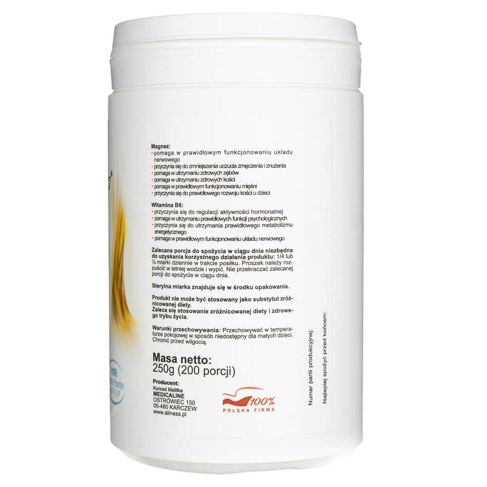 Aliness Magnesium Citrate Anhydrous with B6 (P-5-P) , powder - 250 g