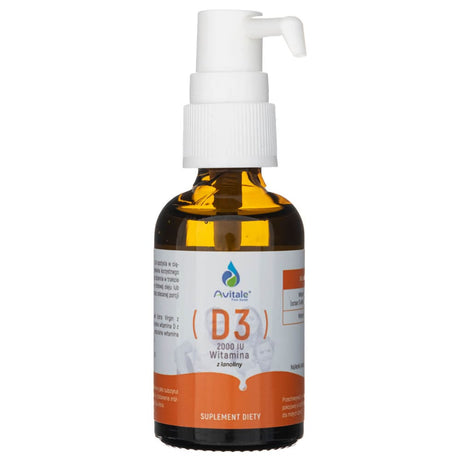 Avitale Vitamin D3 FORTE 2000 IU from Lanolin, drops - 30 ml