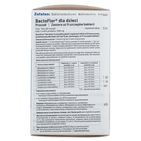 Dr Enzmann BactoFlor® for children, pouch  - 60 g