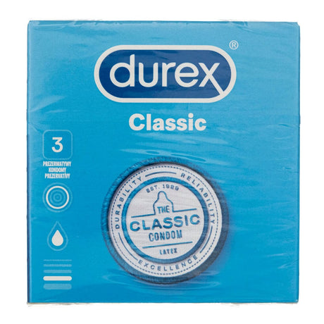 Durex Classic Condoms - 3 pcs.