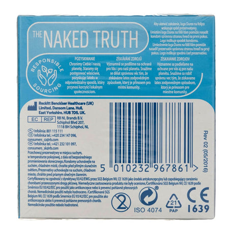 Durex Classic Condoms - 3 pieces