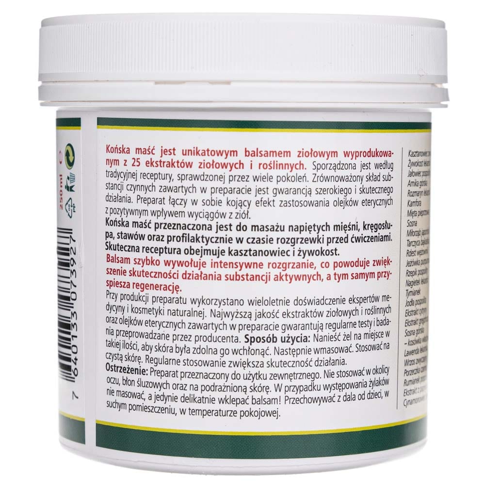 Herbamedicus Warming Horse Ointment - 250 ml
