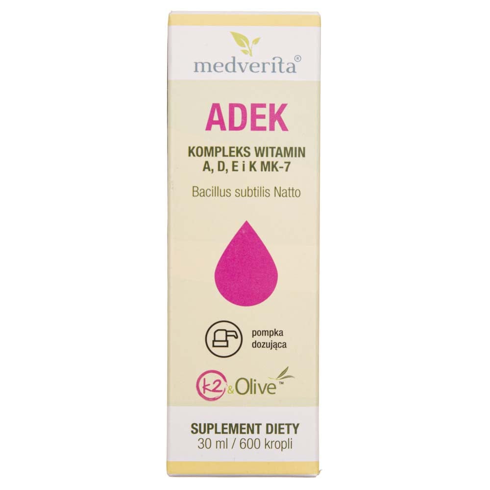 Medverita ADEK Complex of Vitamins A, D, E & K MK-7 - 30 ml