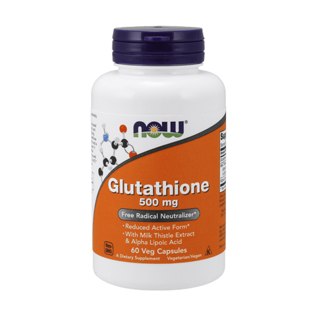 Now Foods Glutathione 500 mg - 60 Veg Capsules