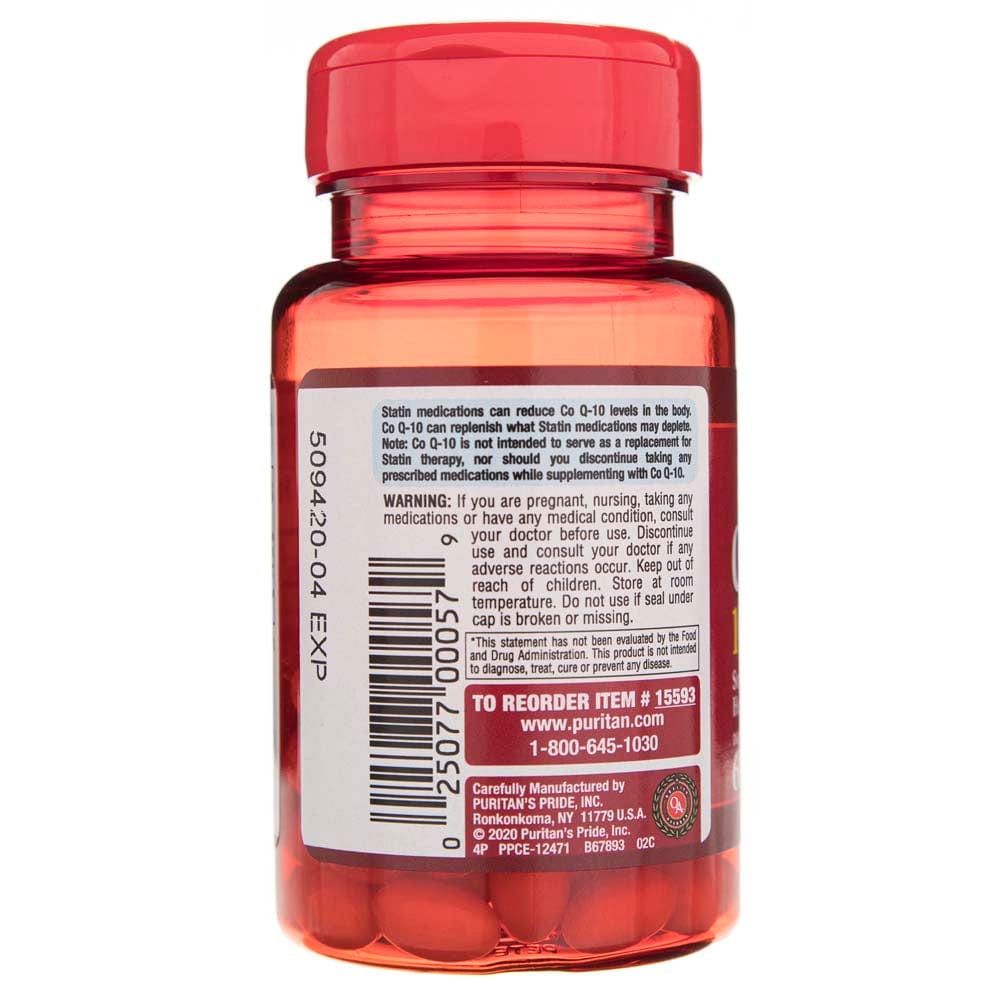 Puritan's Pride CoQ10 Q-Sorb 100 mg - 60 Softgels