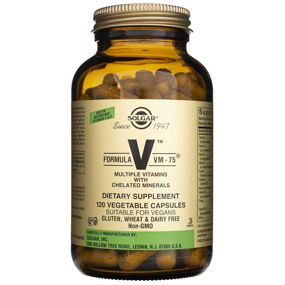 Solgar Formula VM-75 - 120 Veg Capsules