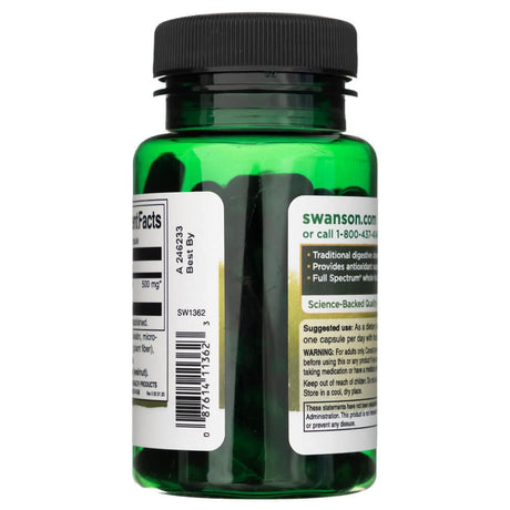 Swanson Full Spectrum Black Walnut Hulls 500 mg - 60 Capsules